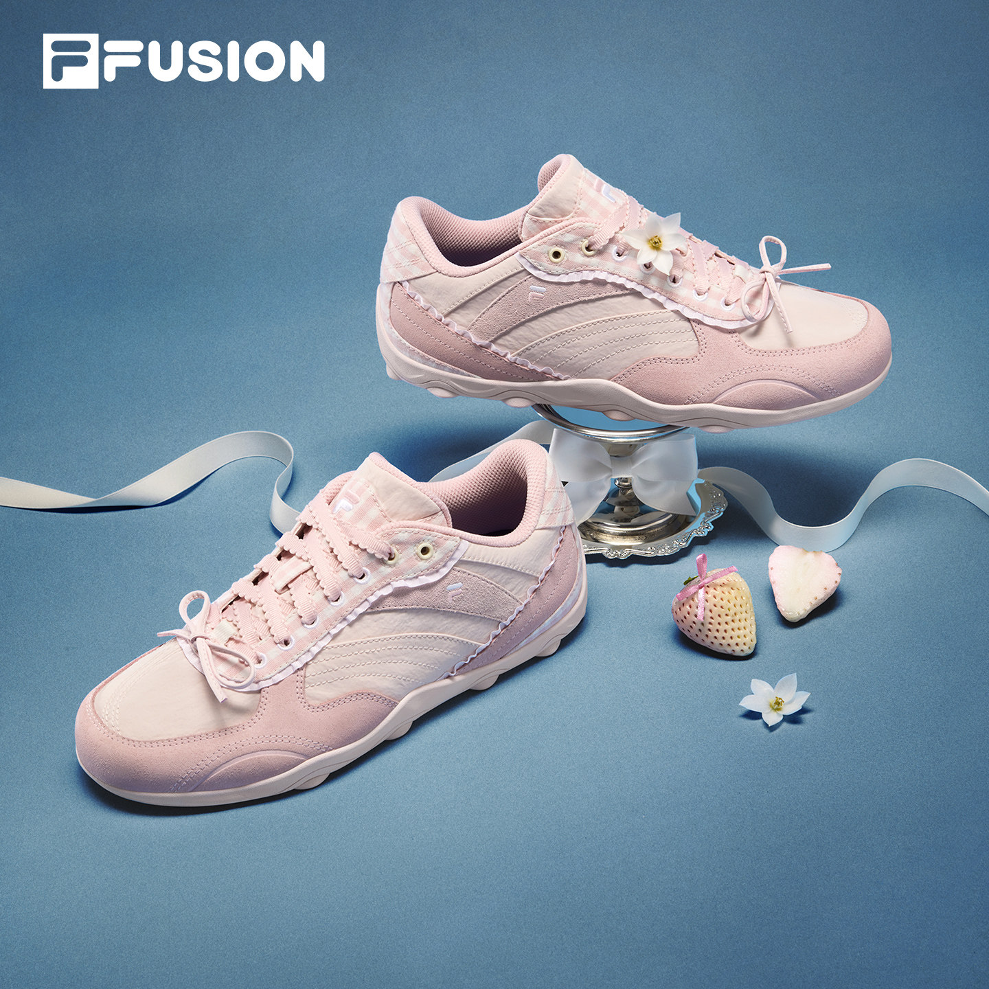 FILA薄巧鞋丨FLORA FILA FUSION 斐乐女鞋休闲赛车鞋T12W622929F