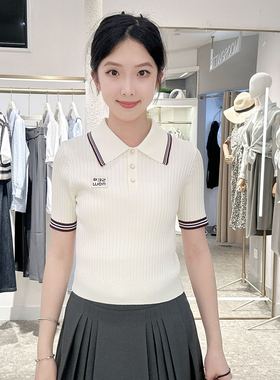 SEIFINI/诗凡黎女士时尚简约短袖针织衫3F7731871