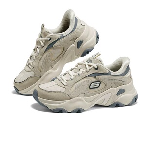 SKECHERS斯凯奇DLITES系列时尚绑带运动鞋150527-NTGY鞋子NTGY女