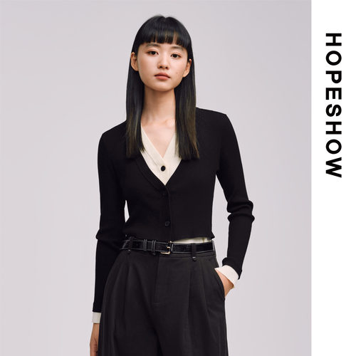HOPESHOW红袖针织衫  89425290106