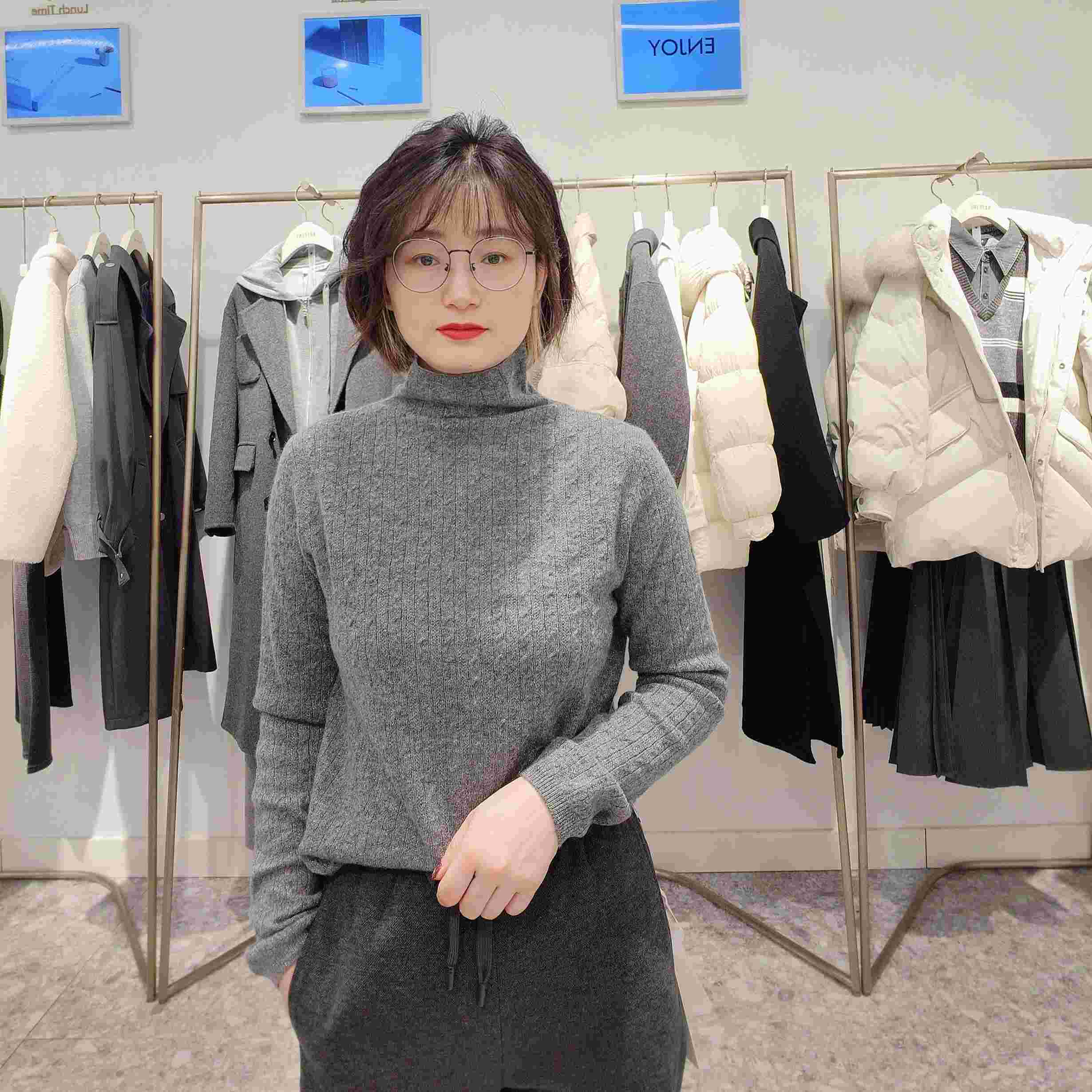 诗凡黎女士时尚简约毛衫3EB233311Q