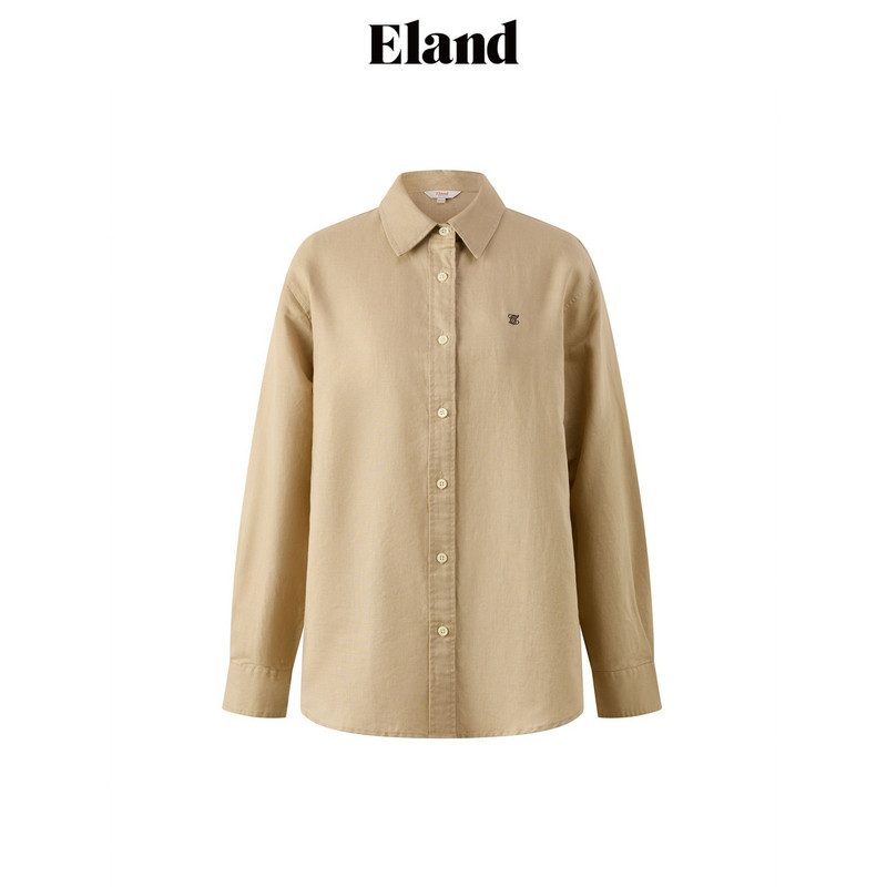 Eland衣恋衬衫女长袖舒适上衣