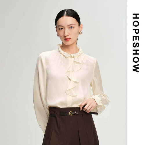 HOPESHOW红袖衬衫89126300310