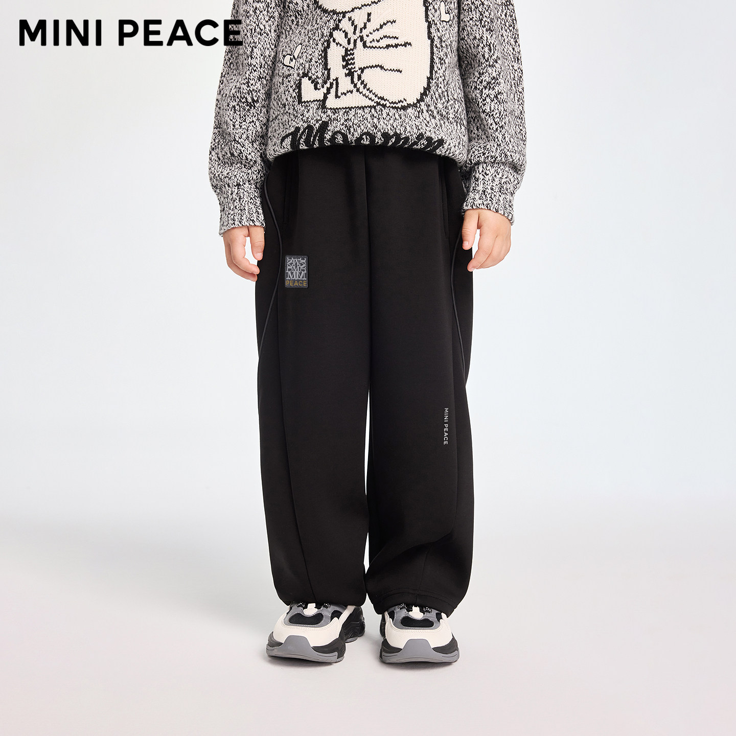 MINIPEACE太平鸟童装男童运动裤 儿童卫裤长裤,童装/婴儿装/亲子装,运动裤卫裤,淘宝优惠券,粉丝福利购,淘宝优惠卷