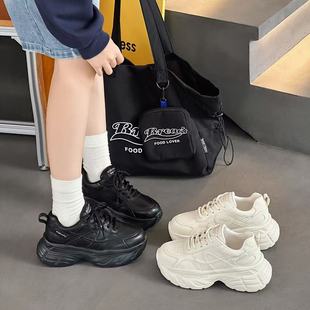 珂卡芙2025秋季厚底皮面老爹1531A2111