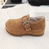 星期六勃肯圆头厚底加绒保暖勃肯鞋 女鞋 SSD411D257