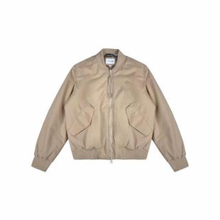 LACOSTE/鳄鱼 纯色立领拉链长袖夹克外套 男款 BH0549