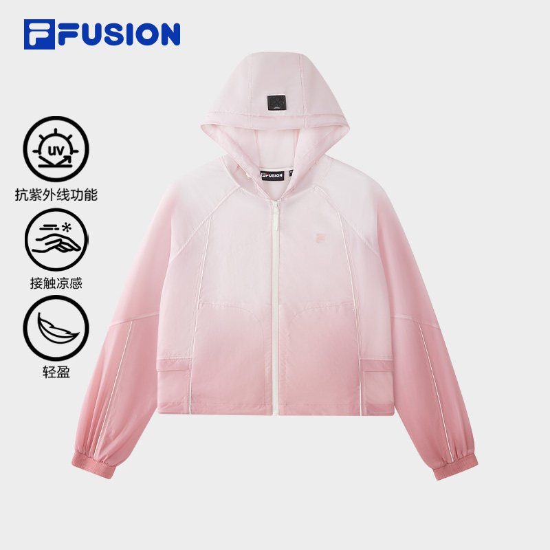 UPF50+凉感衣|FILA FUSION斐乐外套女2026夏轻薄女装T11W623711F