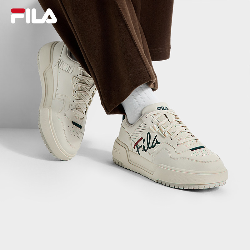 FILA 斐乐女鞋CAMPUS复古板鞋25春季方块鞋轻便休闲鞋F12W512205F