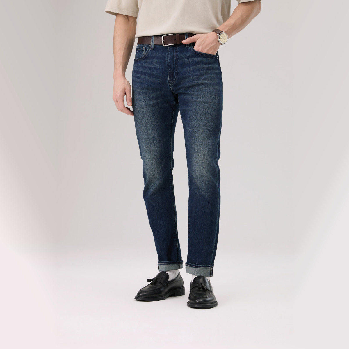 Levi's李维斯冰酷系列26春夏男士502锥形牛仔裤29507-1850