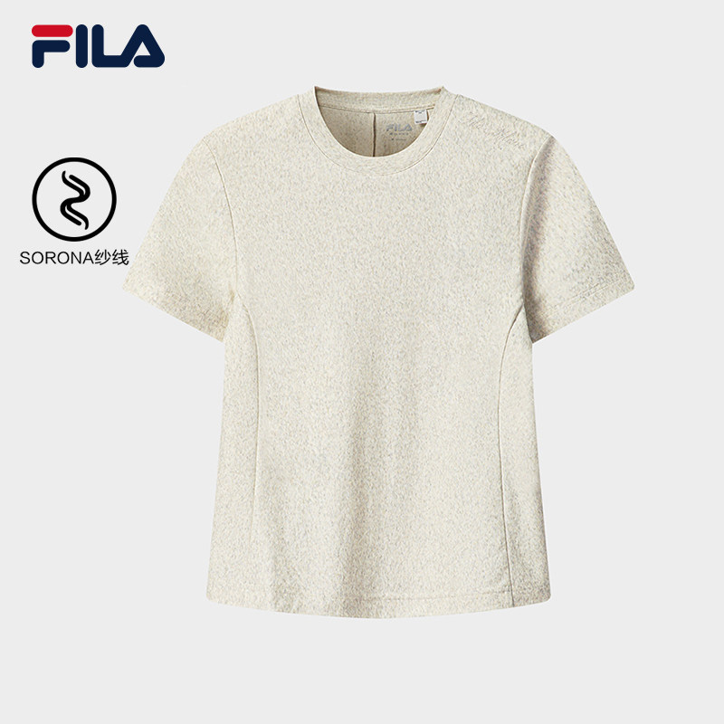 FILA MILANO 斐乐女子针织短袖衫2026夏季新款休闲F11W625118F