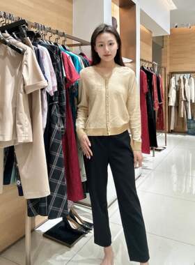 FEIZI菲姿女士简约时尚裤子F4B240