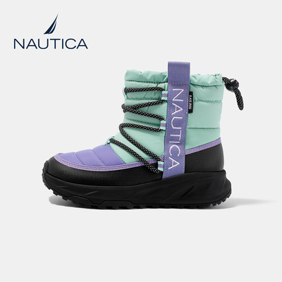 NAUTICA诺帝卡儿童防水防滑户外棉鞋NTH4002-21