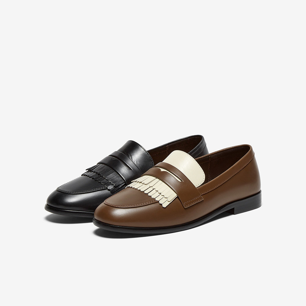Bata/拔佳2025秋款RED LABEL红标乐福鞋39183