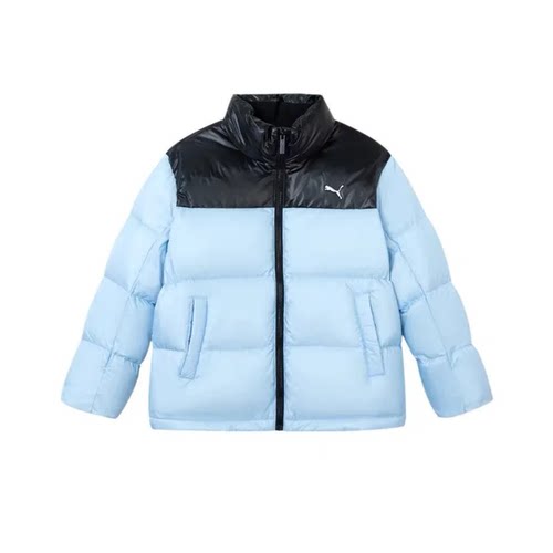 PUMA彪马童装儿童冬季羽绒服小立领保暖时尚拉链外套353425107208