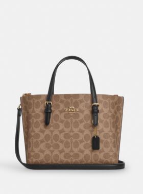 COACH/蔻驰女士老花MOLLIE25号托特包手提包斜挎包CV965