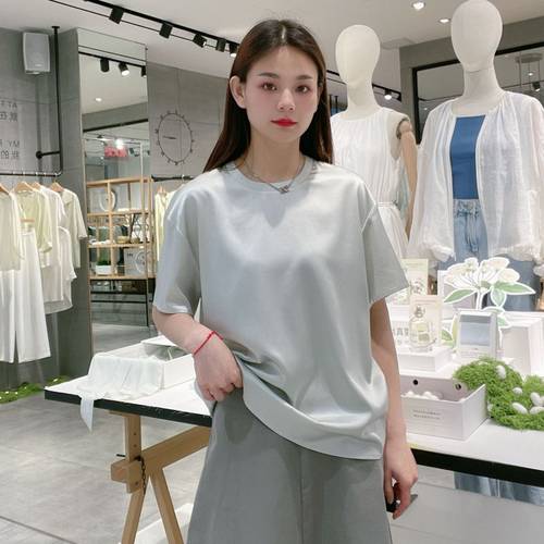 麦檬 女士垂顺舒适短袖衬衫5E622S451