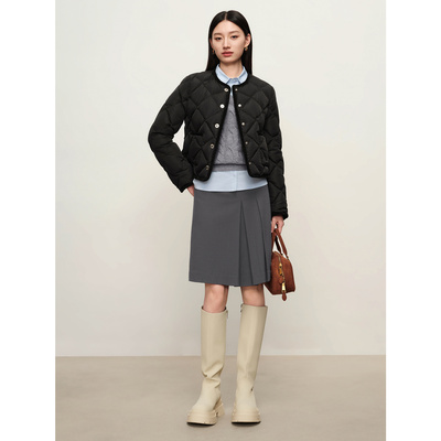 JZ玖姿小香风短羽绒服女JLED03330