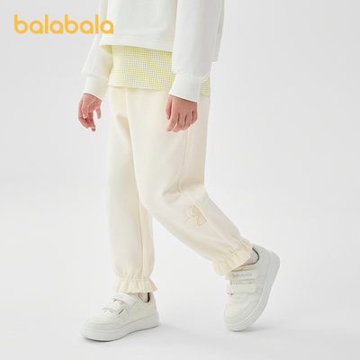 巴拉巴拉女童简约时尚休闲裤子201125108010