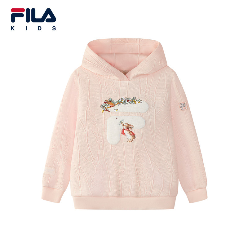 FILA X 彼得兔联名斐乐卫衣2025年女童小童连帽上衣K11G544203