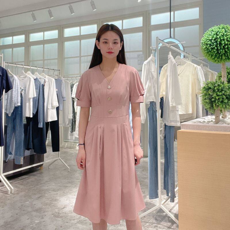 伊芙丽 女士甜美气质简约连衣裙1E4291281