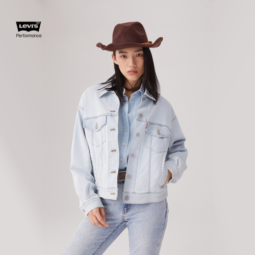 Levi's冰酷系列25年春季女士牛仔夹克外套A1743-0146