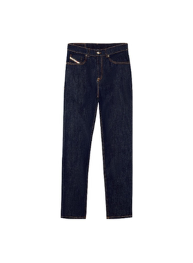 DIESEL/迪赛男士牛仔裤纯色直筒中腰A03571-Z9B89