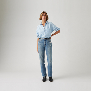 0064 A1959 Levi s25年秋冬女士501直筒牛仔裤