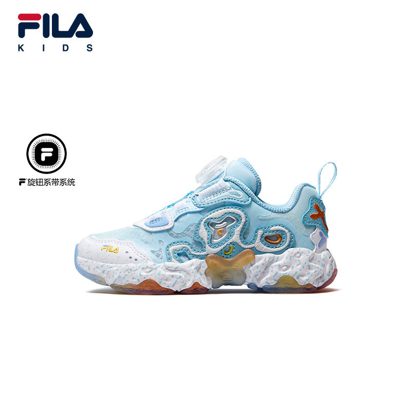 FILA KIDS 斐乐童鞋2026秋季新款男女小童旋钮运动鞋K14G631106