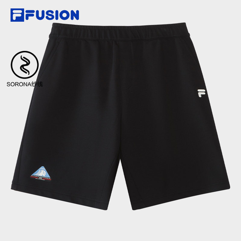 FILA FUSION斐乐潮牌针织五分裤男2026夏季宽松短裤T11M622602F