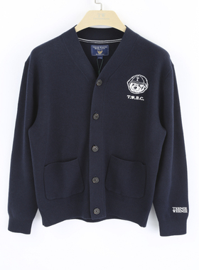 Teenie Weenie男士简约休闲针织开衫TNCK254TE2A