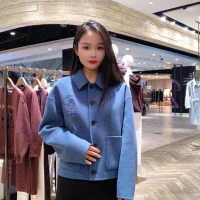 LANAFAY啦娜菲女士简约优雅羊毛大衣L2D172