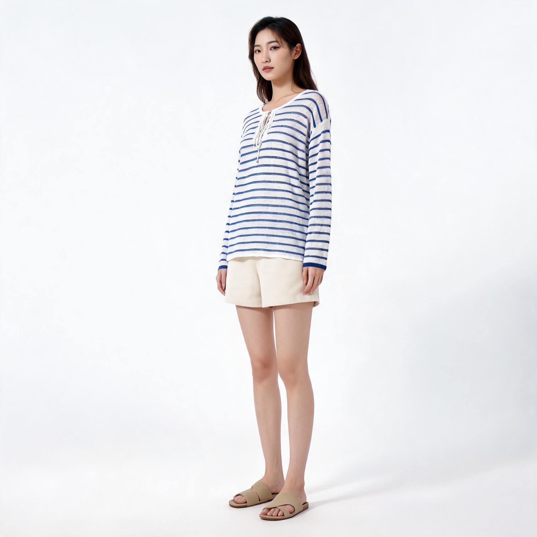 Teenie Weenie女士舒适休闲针织衫TTKW2624W4K