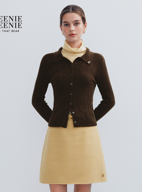 Teenie Weenie女士简约休闲针织衫TTCK254VW2K