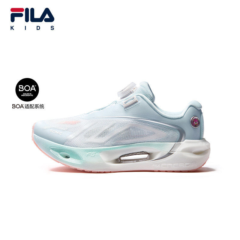 FILA KIDS斐乐跑步鞋2026夏新款男女大童旋钮运动鞋K15G622104