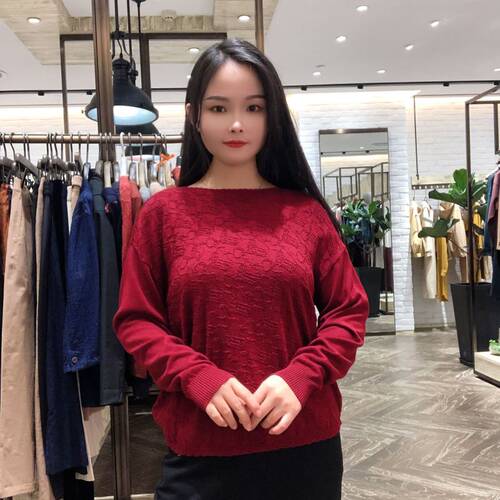 LANAFAY啦娜菲女士时尚简约羊毛衫L2Q806