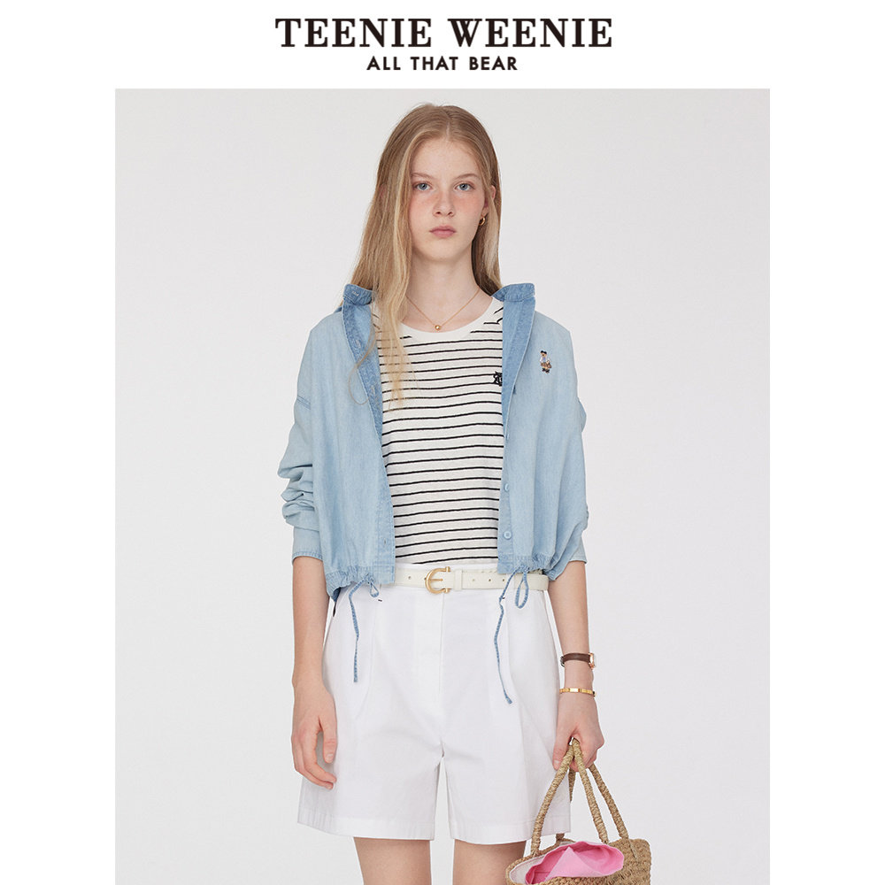 TeenieWeenie小熊女装外套 时髦休闲 连帽长袖上衣