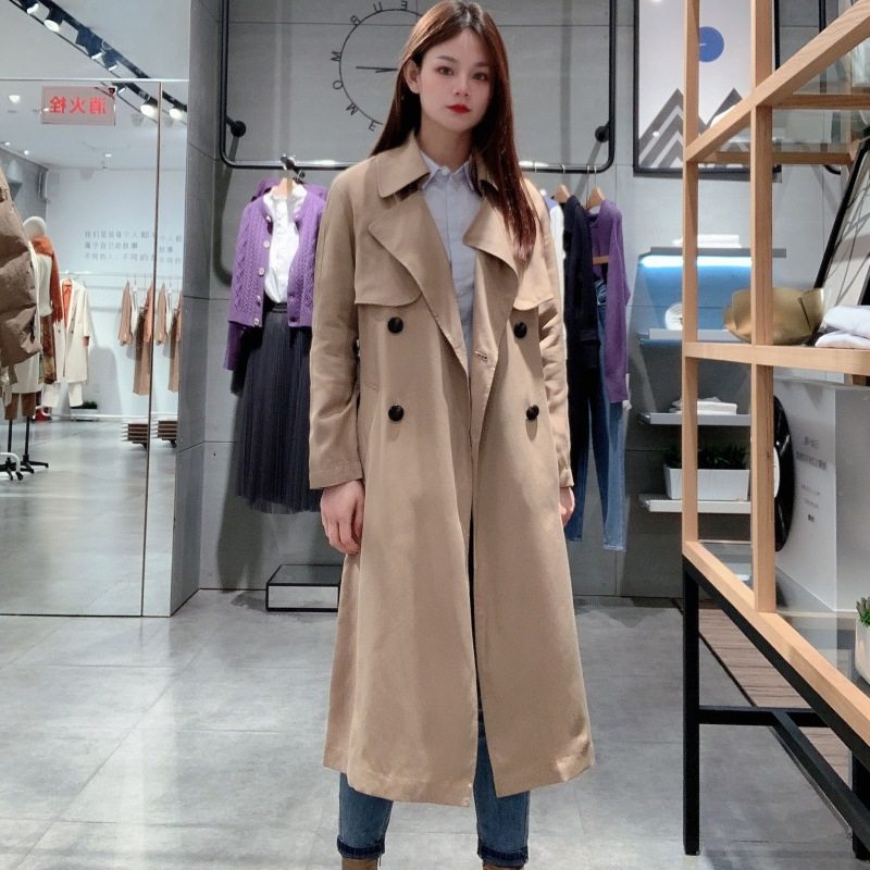 麦檬女士时尚简约风衣5998169072-1图片