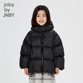 江南布衣童装 短款 连帽羽绒服宽松连帽保暖冬男女童儿童1OAC10950