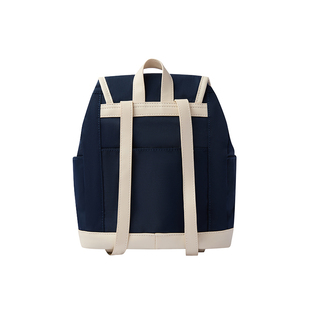 eland kids童装2025年春夏男女童学院风LOGO抽绳双肩包