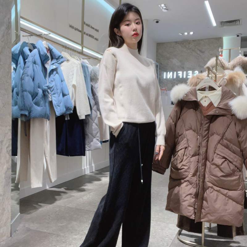 诗凡黎女士时尚简约针织衫3DC130131