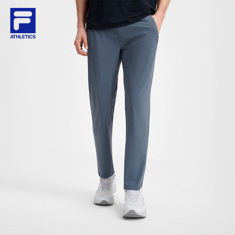 FILA 斐乐官方男士针织长裤2026秋季新款裤子A11M631602F