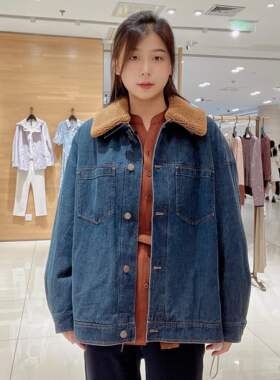 FEIZI菲姿女士时尚休闲牛仔外套F3W110