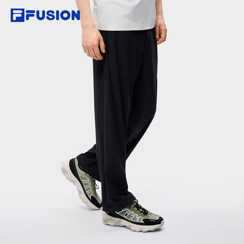FILA FUSION斐乐潮牌男士针织长裤2026夏季新款裤子T11M621605F