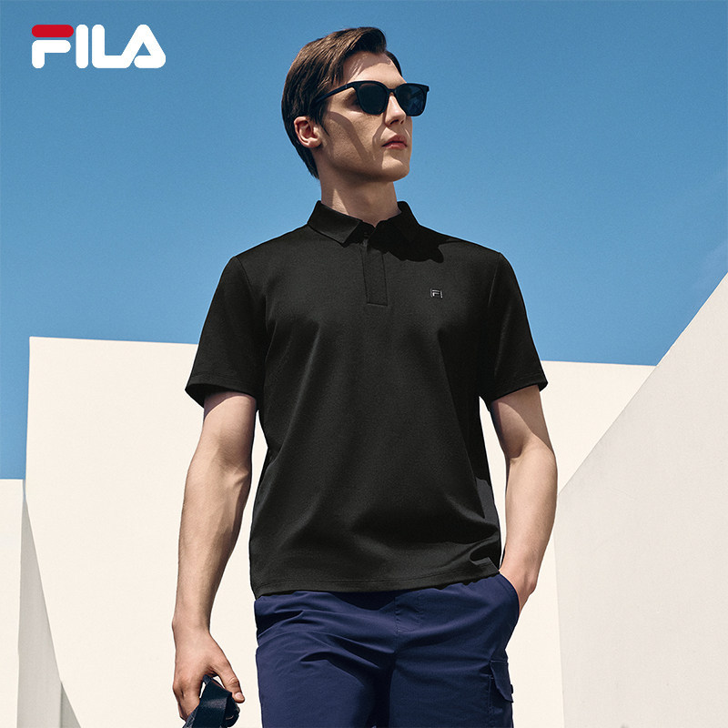 FILA 斐乐男菁英短袖POLO衫2026夏新舒适运动通勤上衣F11M631199A