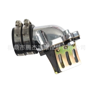 摩托车化油器接头JOG50化油器改装进气接头管-进气阀接头岐管