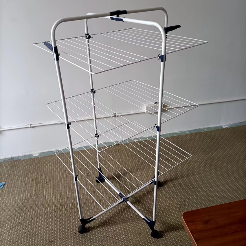 三层落地塔型晒衣架室内简易衣架