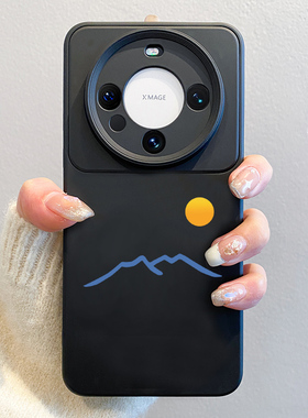 适用华为mate60pro手机壳mate40pro小众高级感mate50全包镜头m60pro简约液态硅胶m40pro软壳30网红外壳pro+潮