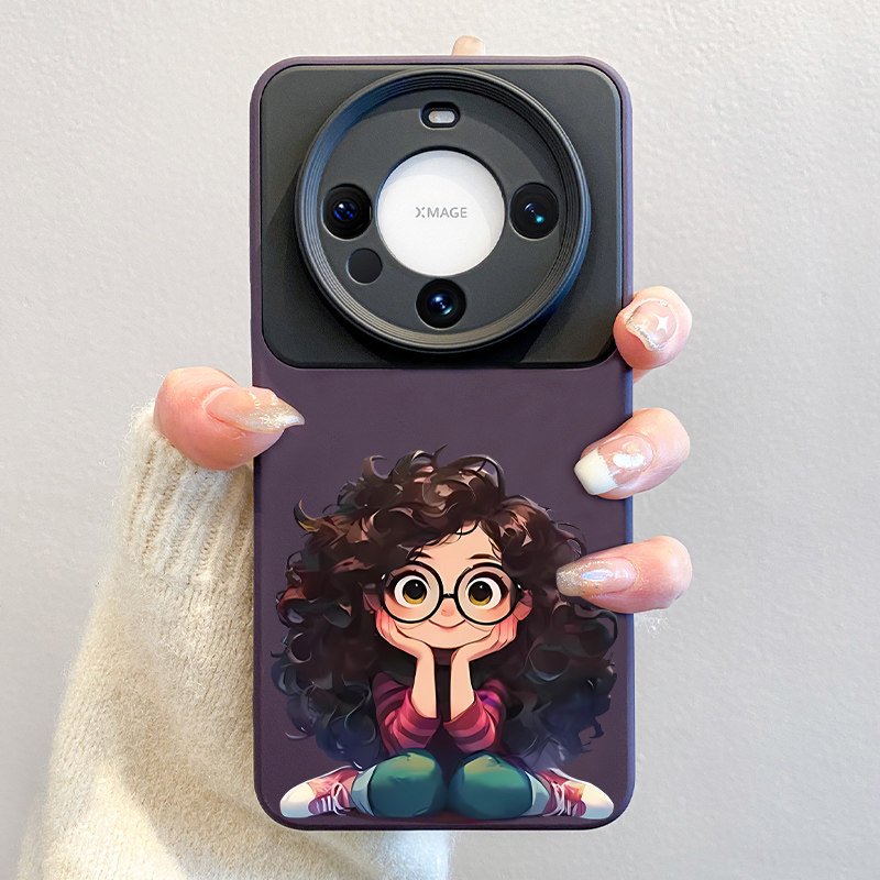 夏日女孩适用华为mate60手机壳pura70pro新款简约女款60pro+镜头全包防摔50液态硅胶软壳m40pro小众高级感30