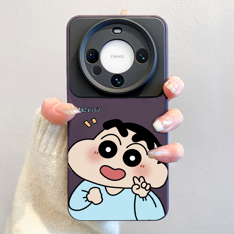 可爱蜡笔小新适用华为手机壳